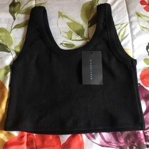 Fashion nova cropped tank top L
